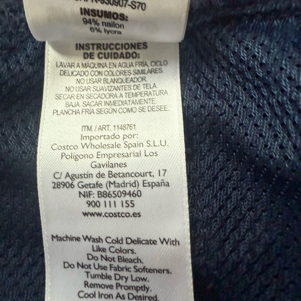 Eddie Bauer Dark Blue Trousers Cropped Pants Navy Sz 16 - Picture 7 of 9